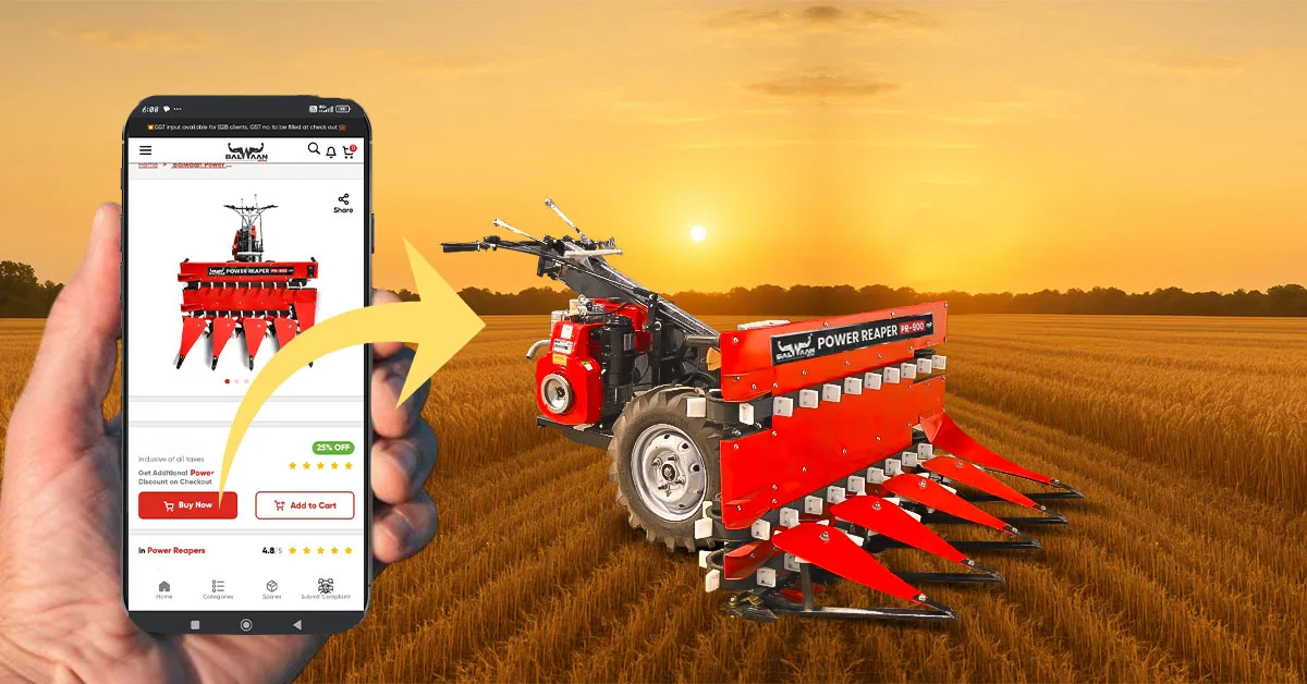 How to Buy Reaper Harvesting Machine Online in Just 3 Simple Steps